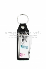 Leather keyring