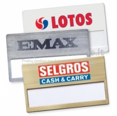 Identification window badge