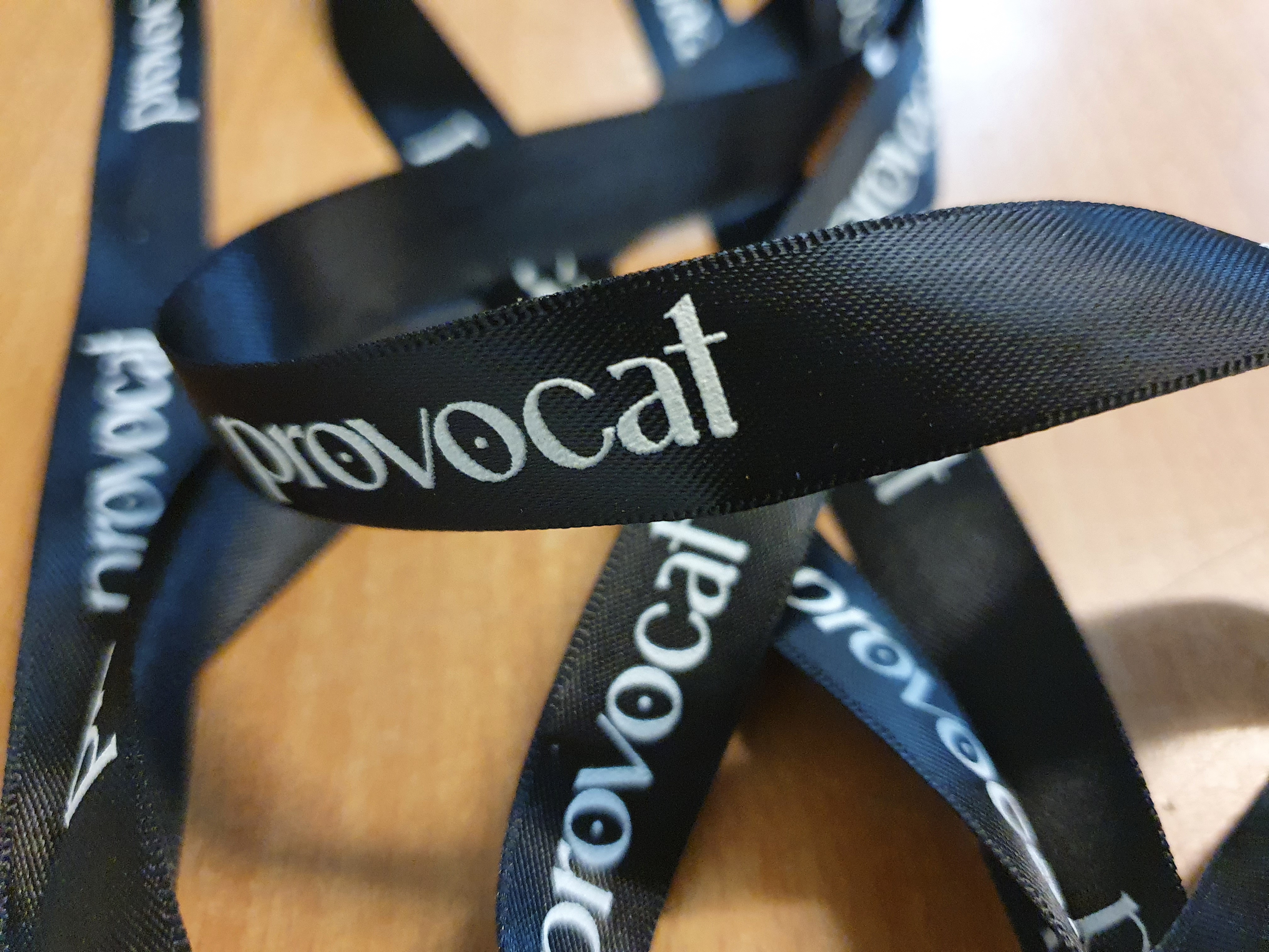 Decorating stain label tape with embossing