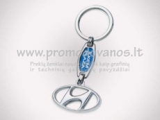 Metal keyring Auto