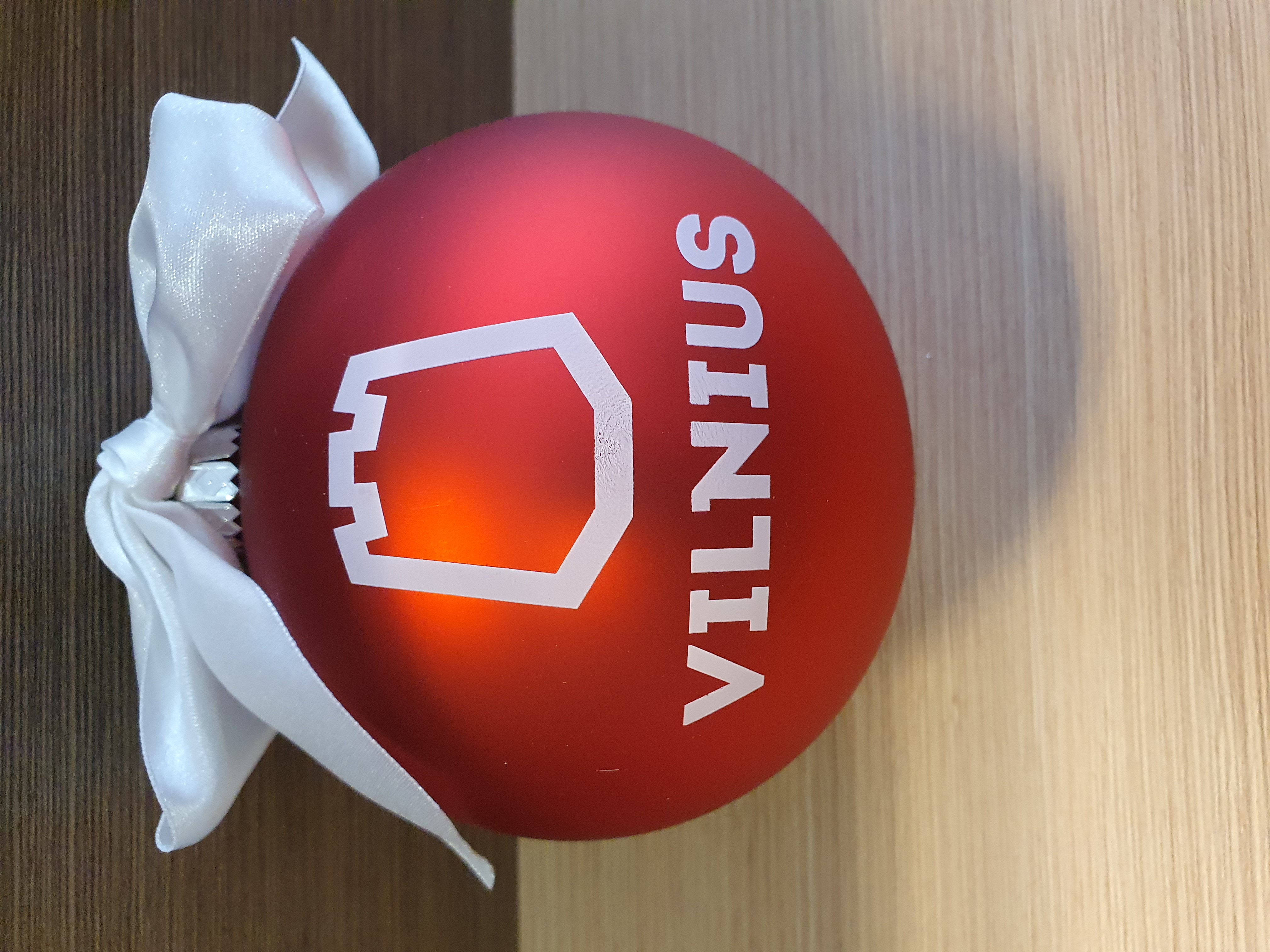 Christmas ball with logo