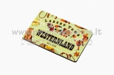 Cardboard magnets, rounded