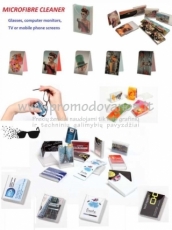 Microfiber cloth with holder