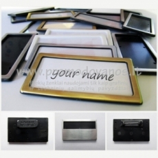 Identification window badge