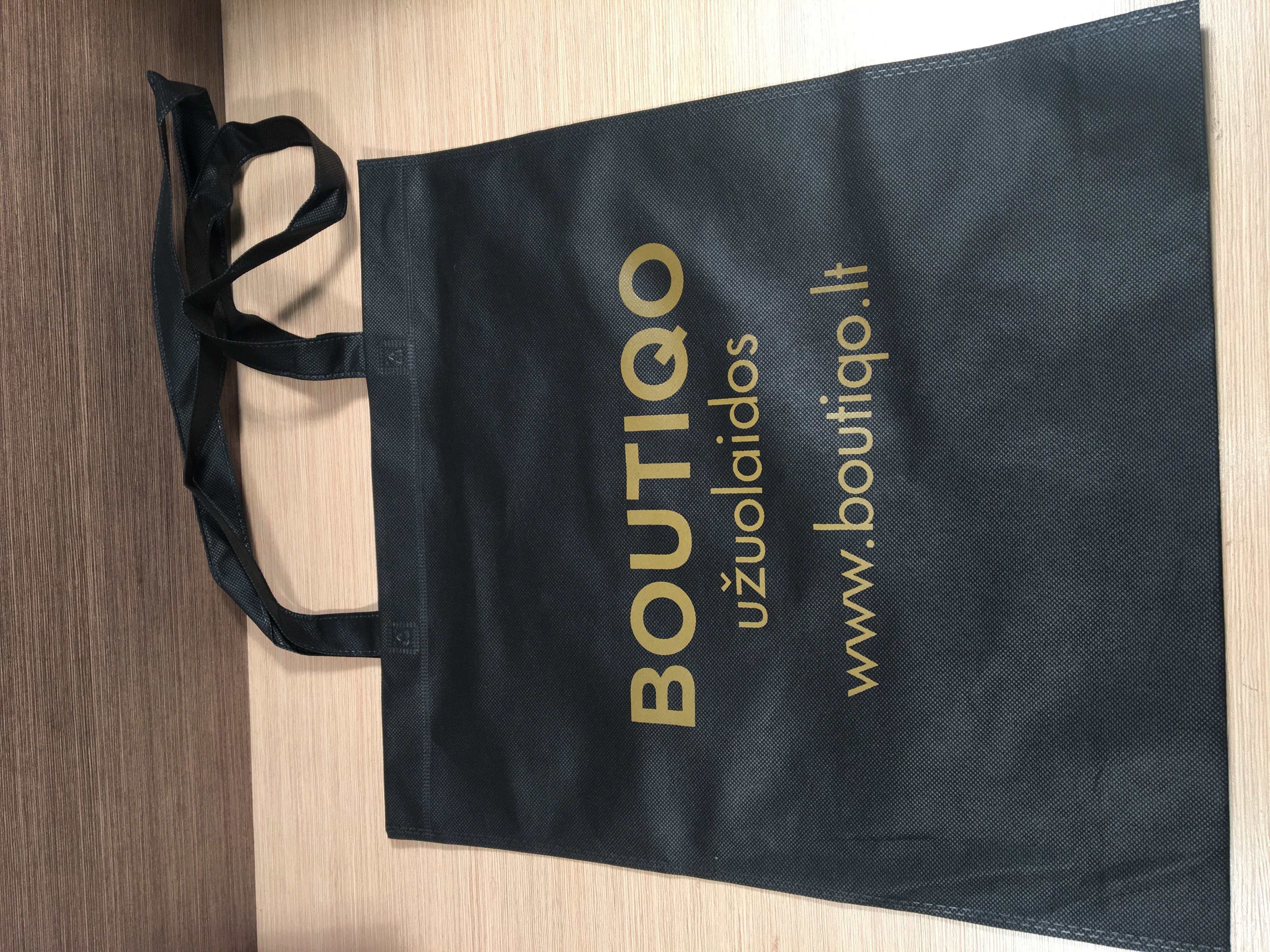 Non-woven bag short handles