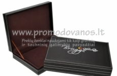 Leather suitcases and boxes