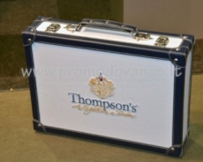 Leather suitcases and boxes