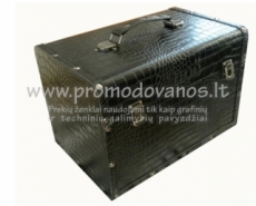 Leather suitcases and boxes