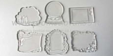 Hard plastic magnet