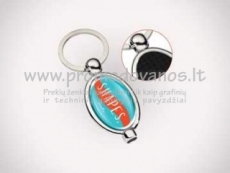 Metal keyring Air