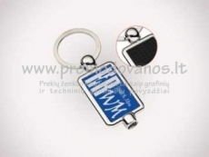 Metal keyring Air
