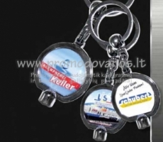 Metal keyring Air