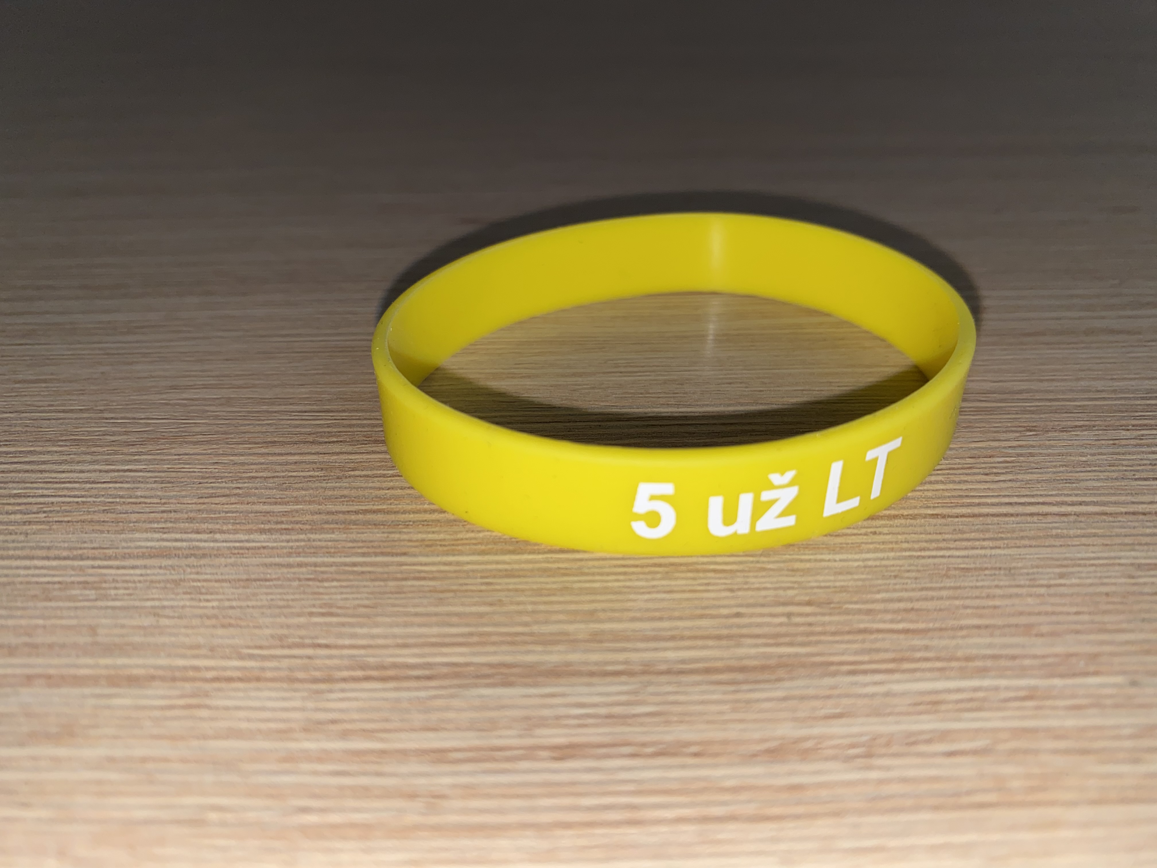 Silicone wristband