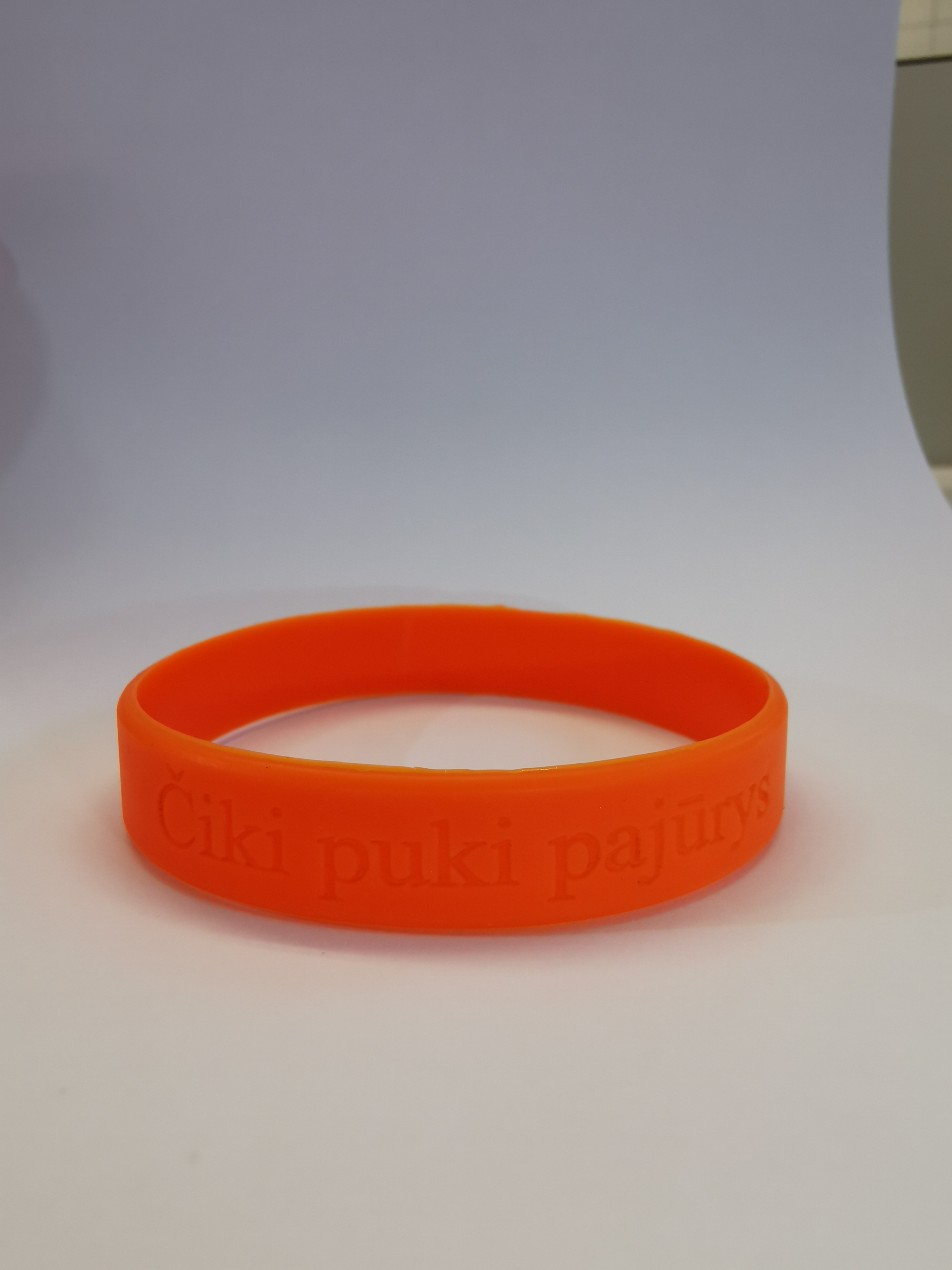 Silicone wristband