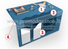 Folding table mat