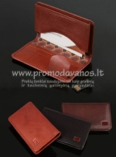 Leather articles with amber