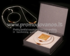 Gift set - silver bracelet and pendant