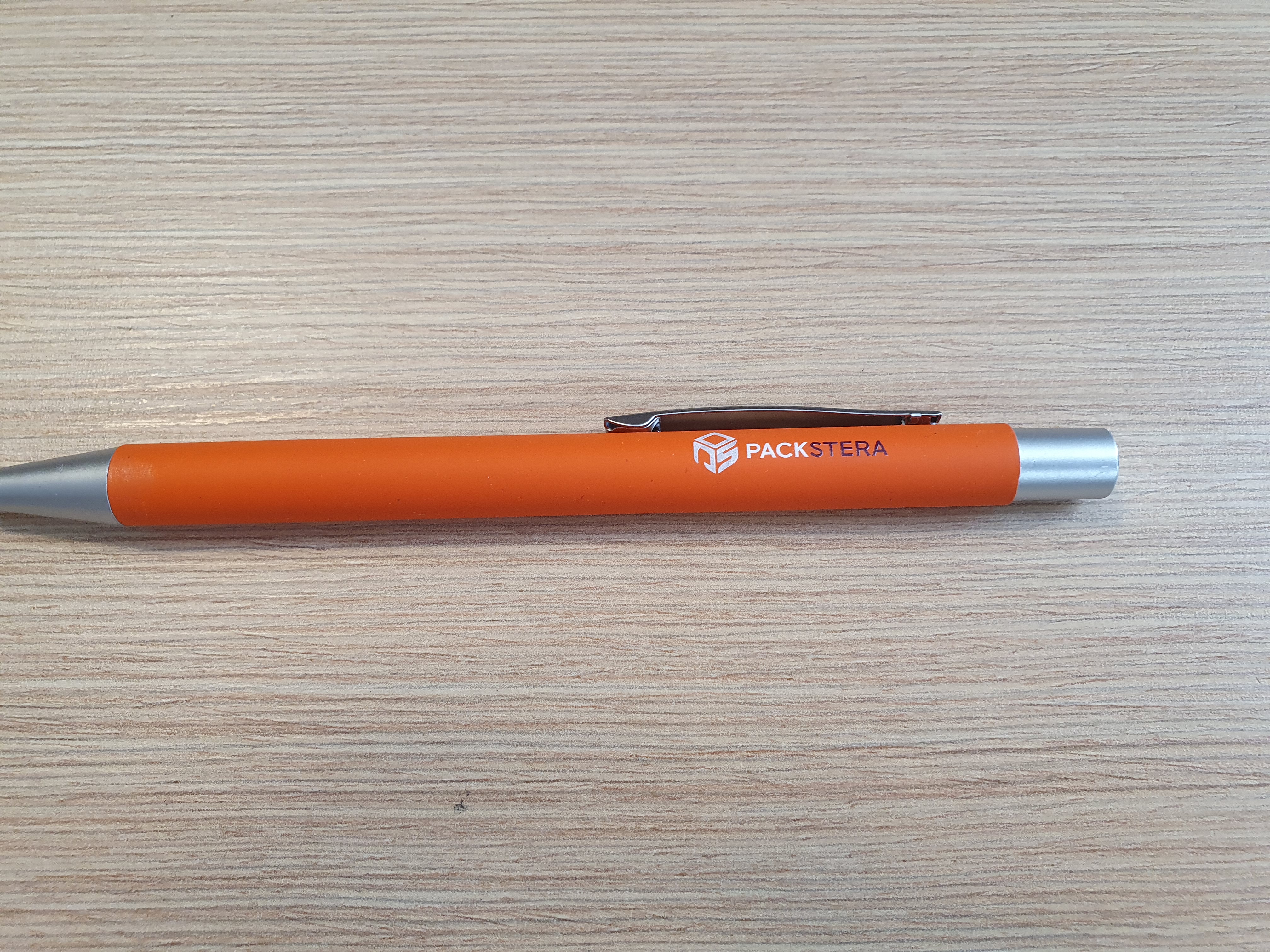 Metall rubberized ballpen ABU