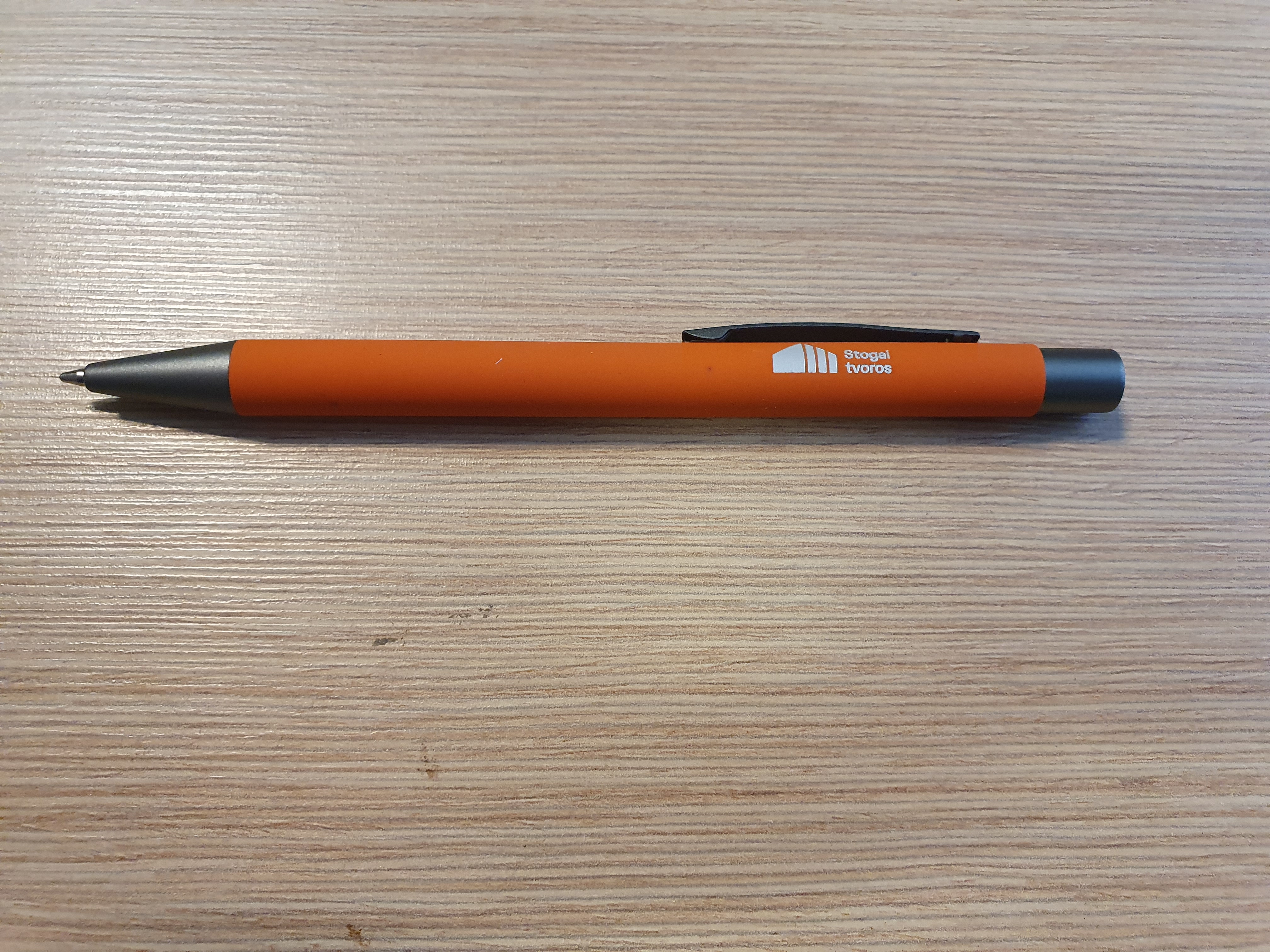 Metall rubberized ballpen ABU