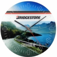 Sieninis laikrodis su permatomo ar matinio stiklo korpusu