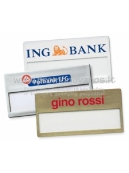 Identification window badge