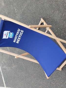 Reklaminiai sežlongai ir kėdės - gultai