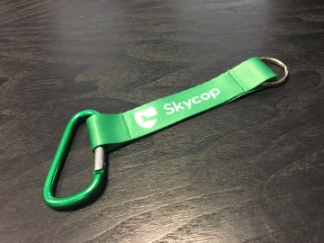 Medžiaginiai pakabukai su spauda, 15 mm pločio