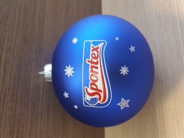 Kalėdiniai žaisliukai-burbulai 120 mm