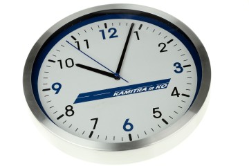 Sieninis laikrodis su aliuminio korpusu