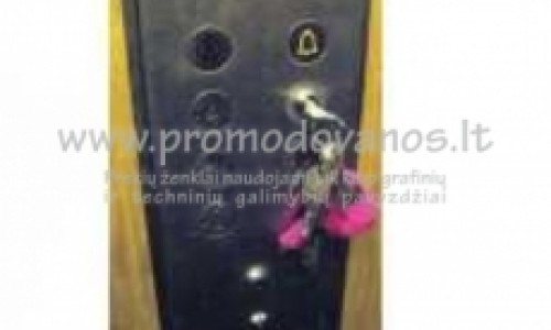 Metaliniai pakabukai liftų meistrams