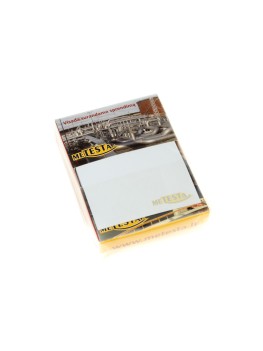 Adhesive note pads in boxes