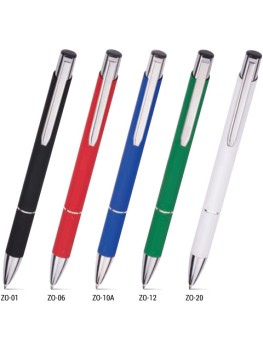 Metall rubberized ballpen ZOE