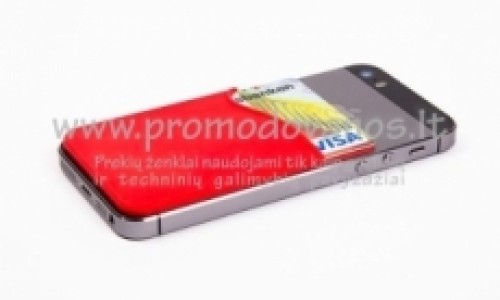 Phone credit card holder