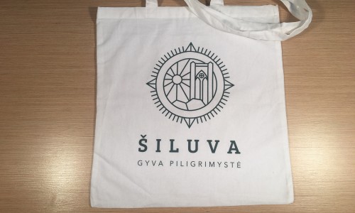 Cotton bag with long handles