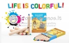 Pieštukai reklaminiame įpakavime