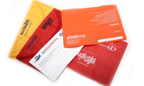 Plastic travel pouch