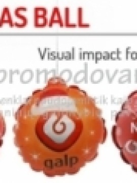 Kalėdiniai pripučiami žaisliukai-burbulai 80 mm