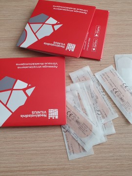 Pleistriukai kartoniniame dėkliuke POCKET
