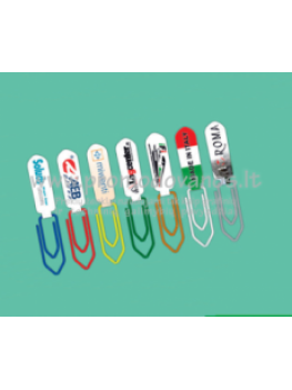 Clips with flag