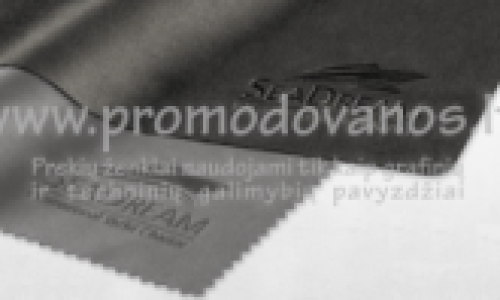 Microfiber cloth with logo