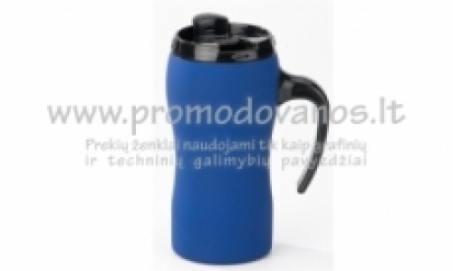 Soft touch thermo mug