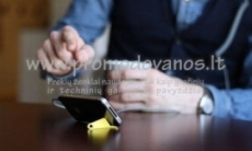 Keyring phone holder