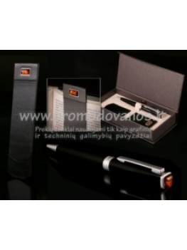 Gift set leather bookmark and pen