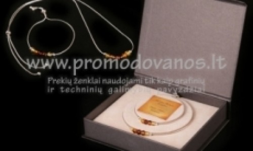 Gift set - silver bracelet and pendant