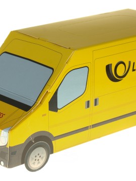 Vienkartinės servetėlės specialiose dėžutėse TRUCK