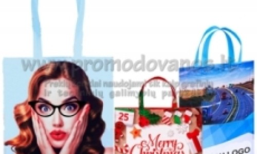 Personalizuoti medžiaginiai maišeliai su pilna spauda 2D