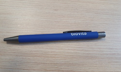 Metall rubberized ballpen ABU