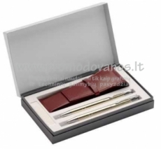 Metal pen and pencil set with gift box CPT