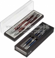 Metal pen and pencil set with gift box CPT
